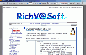 Náhled vybrané webové stránky ve Firefoxu