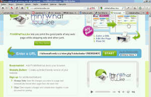 Web Print What You Like