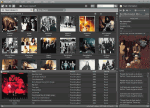 Náhled ve spodním řádku se zobrazí po kliknutí na album