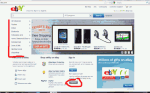 Hlavní strana portálu eBay