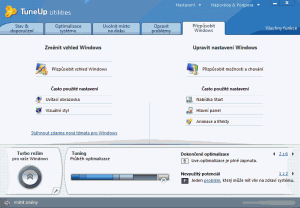 Náhled obrazovky pro přizpůsobení Windows