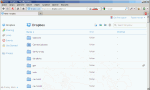 Dropbox v prohlížeči