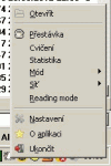 Menu programu Workrave