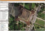 Eiffelova vež v Google Earth