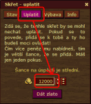 Tabulka s nabídkou uplácení