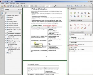Pro PDF nabízí klasický Adobe Reader kapitoly, anotace v textu a mnoho dalšího