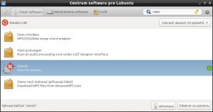 ClamTk nabízí i Centrum softwaru v Ubuntu a jeho odnožích