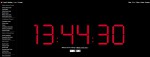 Zobrazení času a nastavení alarmu, vlevo všechny funkce
