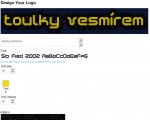 Vytvořený text aplikací všech různých parametrů z původního motivu