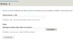 Instalace modulů je stejná jako u šablon vzhledu