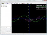 Derivace funkce f(x) = sin(x+3) a výpočet určitého integrálu se zadáním mezí
