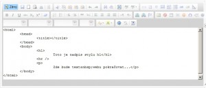 Zdrojový kód je odsazený, ale poměrně nepřehledný