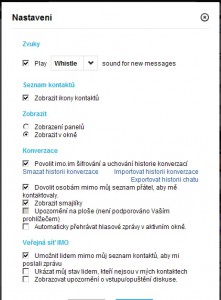 Nastavení prostředí Imo.im