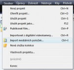 Import obrázků, zvuku a videa