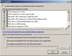 Zajištění automatické instalace součástí nutných pro běh programu