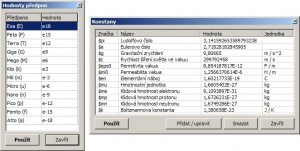 Seznam předpon a konstant