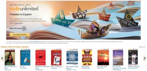 Kindle Unlimited od Amazonu