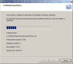 O průběhu prohledávání jsme přehledně informováni ukazatelem průběhu