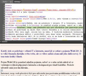 Přímé formátování textu v editoru použije správný tag <strong> místo fyzického <b>