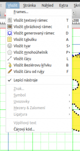 Vkládání objektů na stránku