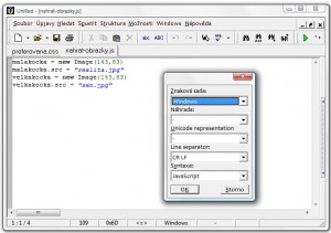 Zvýraznění syntaxe pro JavaScript kód