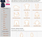 Tabulka a převodník velikostí oblečení a bot