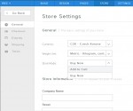 Weebly počítá v e-shopech i s českými korunami