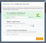 Užití subdomény Weebly, registrace placené domény a propojení s existujícím webem