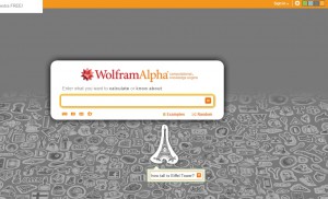 WolframAlpha vypadá jako vyhledávač, nabízí však mnohem více