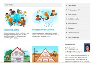 Nabídka nejrůznějších online služeb