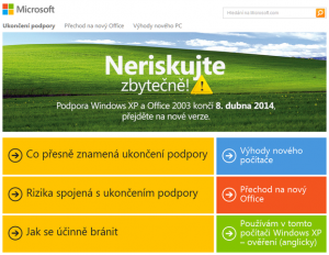S Windows XP končí také podpora Office 2003